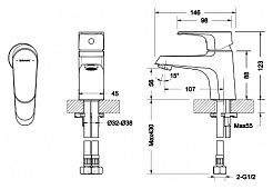 Promo Смеситель для раковины Alfa F1120178CP – фотография-4