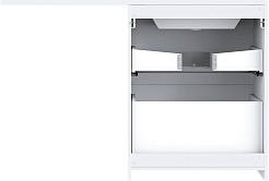 Vivon Тумба под раковину под стиральную машину Donna 130 напольная белый глянец эмаль – фотография-7