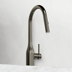 Sancos Смеситель для кухни Grand SC4002GG вороненая сталь – фотография-7