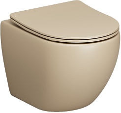 Grossman Унитаз подвесной Color GR-4455BEMS бежевый матовый – фотография-1