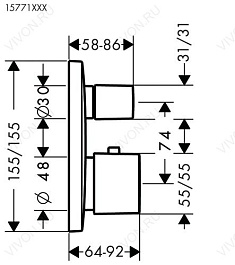 Hansgrohe Смеситель "PuraVida 15771400" – фотография-2