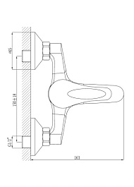 Rossinka Смеситель "C40-31" для ванны – фотография-2