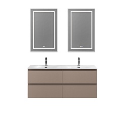 BelBagno Тумба с раковиной Kraft 120-2 подвесная Бежевый матовый – фотография-7