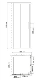 WasserKRAFT Душевой уголок Amper 29S02 – фотография-3