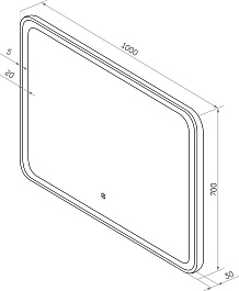 Misty Мебель для ванной с раковиной под стиральную машину Ингрид 100 R белая – фотография-20