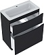 Vivon Тумба под раковину Ostin 70 напольная черная матовая – картинка-13