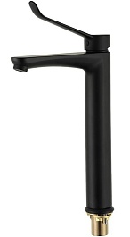 Gappo Смеситель для раковины G21-6 G1021-26 черный – фотография-1