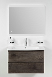 BelBagno Тумба с раковиной Albano-Cer 80 подвесная Rovere Nature Grigio – фотография-7