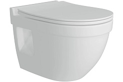 Teymi Унитаз подвесной Vitra Pro T40806 с инсталляцией Aina 1220067 с кнопкой Kati T70021WM – фотография-2