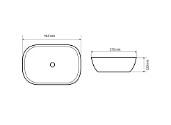 Excellent Раковина Jima 46 – фотография-3