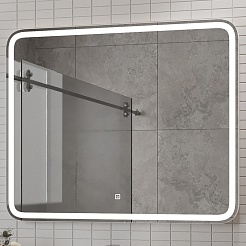 Misty Мебель для ванной с раковиной под стиральную машину Ингрид 100 L белая – фотография-15