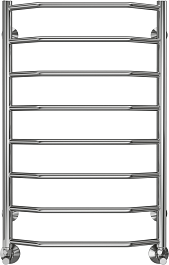 Terminus Полотенцесушитель водяной Виктория П8 500x800 хром – фотография-1