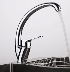 Frap Смеситель для кухни 35к G4136 хром – фотография-3