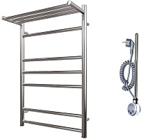 Point Полотенцесушитель электрический П6 500x800 PN10158PE с полкой хром