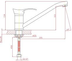 Zollen Смеситель Mainz MA73410532 – фотография-2