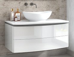 Vigo Мебель для ванной Cosmo 100 подвесная белая – фотография-2