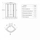 Triton Душевая кабина Стандарт А квадраты 100x100 – фотография-8