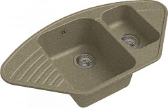 Granfest Мойка кухонная Quarz GF-Z14 Песочный – фотография-1