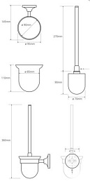 Bemeta Ершик для унитаза Retro bronz 144113017 – фотография-2