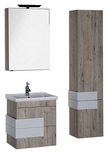 Aquanet Тумба с раковиной "Мадейра 60" дуб кантри – фотография-8