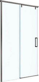 BelBagno Душевая дверь в нишу Soft Close-1 SOFT_CLOSE-1-BF-1-120-C-GM 120x200 профиль оружейная сталь стекло прозрачное – фотография-1