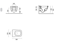 GSI Унитаз подвесной SAND 901811 – фотография-4