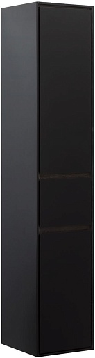 Aquanet Шкаф пенал Милан 35 R подвесной черный – фото-1