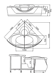 Gemy Акриловая ванна G9025 II B – фотография-3