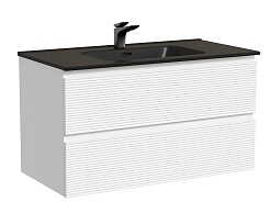 Sancos Тумба с раковиной Folk 90 bianco раковина Element 91 CN7002MB – фотография-1