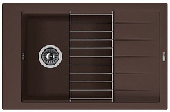 Florentina Мойка гранитная Липси 780Р с крылом мокко – фотография-1