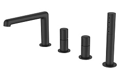 BelBagno Душевая система Uno UNO-BVD4-NERO чёрная – фотография-1