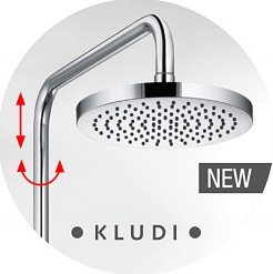 Kludi Душевая стойка "Zenta dual shower system 6609505-00" – фотография-3