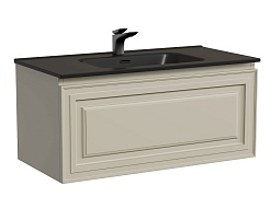 Sancos Тумба с раковиной Very 90 beige soft раковина Element 91 CN7002MB – фотография-1