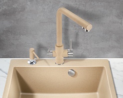 Milacio Смеситель для кухни Ultra MCU.553.BG бежевый – фотография-4
