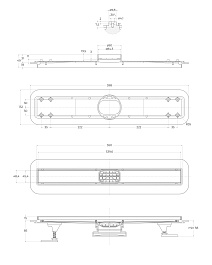 BelBagno Душевой лоток Luce 60 чёрный – фотография-3