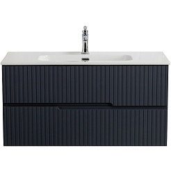 Cezares Тумба под раковину Duet-N 100 подвесная grafito – фотография-2