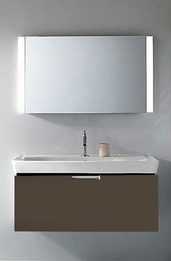 Jacob Delafon Тумба с раковиной Reve 120 коричневая, 1 ящик – картинка-3