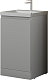 Style Line Тумба под раковину Батлер 50 серая Люкс антискрейтч Plus – фотография-23