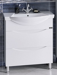 СанТа Тумба с раковиной Сатурн 75 напольная – фотография-1