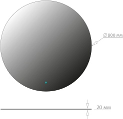 Onika Мебель для ванной Дайлер 80 подвесная графит/дуб сонома – фотография-19