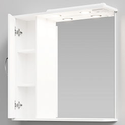 Водолей Мебель для ванной Колумбия 75 L белый – фотография-10