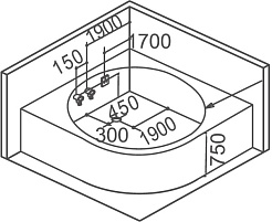 Gemy Акриловая ванна G9263 K 206 – фотография-3