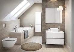 Cersanit Акриловая ванна Crea 160x100 R белая – фотография-4