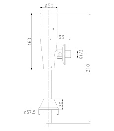 Lemark Смывное сенсорное устройство "Project LM4654CE" для писсуара – фотография-2