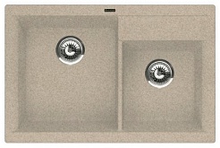 Florentina Мойка гранитная Касси 780 песочный – фотография-1