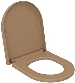 Ambassador Сиденье для унитаза Abner темно-бежевое матовое – фотография-1