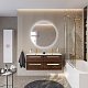 BelBagno Мебель для ванной Eco Cer-N 120 с 4 ящиками орех шоколад софт CZR-8073-120-2 ручки сатиновое золото – фотография-29