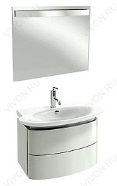 Jacob Delafon Тумба с раковиной "Presquile 80" белая – фотография-6