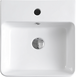 Esbano Раковина накладная Circon 40 белая – фотография-5