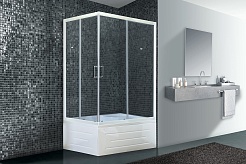 Royal Bath Душевой уголок 120/80 BP RB 8120BP-T-R с поддоном – фотография-2